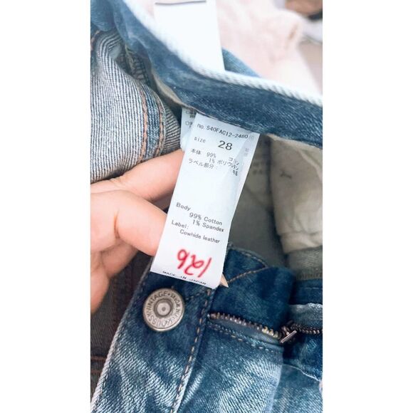 Moussy Vintage WOODHAVEN WIDE STRAIGHT Jeans blue 28” - Picture 9 of 11